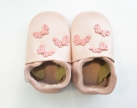 BOBUX soft sole roze vlinders